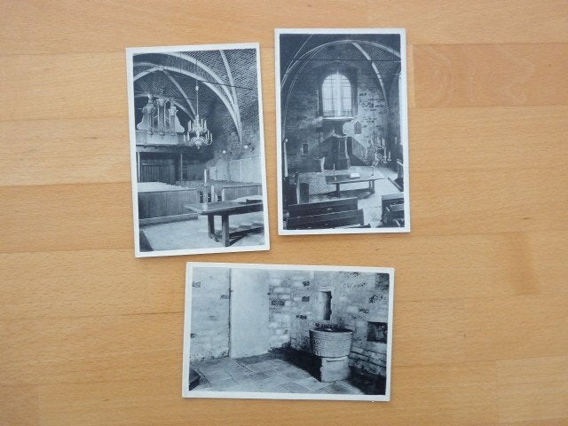 3 ansichten Stiftskerk Weerselo, Verzamelen, Ophalen of Verzenden, Ongelopen, Overijssel