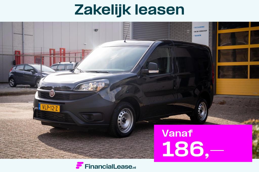 Fiat Doblò Cargo 1.6 MJ L1H1 S Basis, Voorwielaandrijving, 4 cilinders, Zwart, Origineel Nederlands