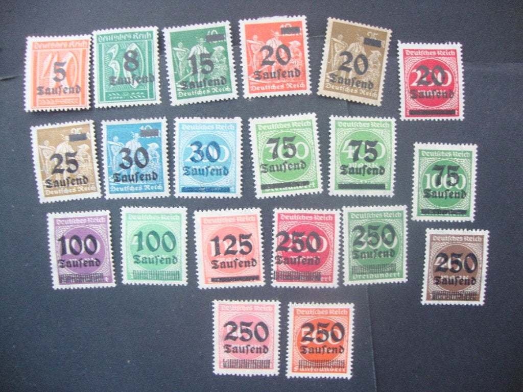Duitse Rijk serie 277-296 Ongestempeld,, Ophalen of Verzenden, Overige periodes, Postfris