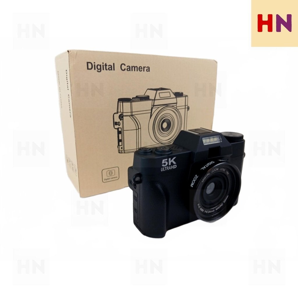 Merkloze Digitale Camera R10 - 5K Ultra HD - 75MP, Audio, Tv en Foto, Fotocamera's Digitaal, 75 Megapixel, Compact, Ophalen of Verzenden