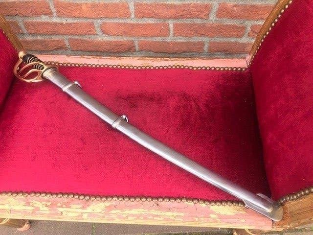 fraaie metalen sabel, Verzamelen, Ophalen of Verzenden, Landmacht, Overige gebieden, Zwaard of Sabel