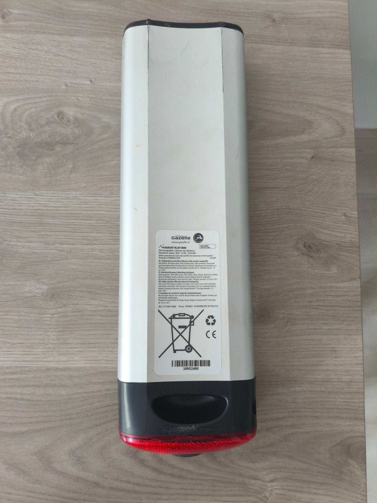 Gazelle Innergy accu - Goede staat, werkt perfec, Fietsen en Brommers, Gebruikt