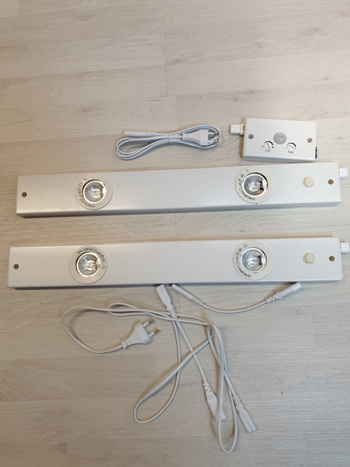 2x LED onderbouwlampen met bewegingssensor, Overige merken, Gebruikt, Ophalen, Metaal