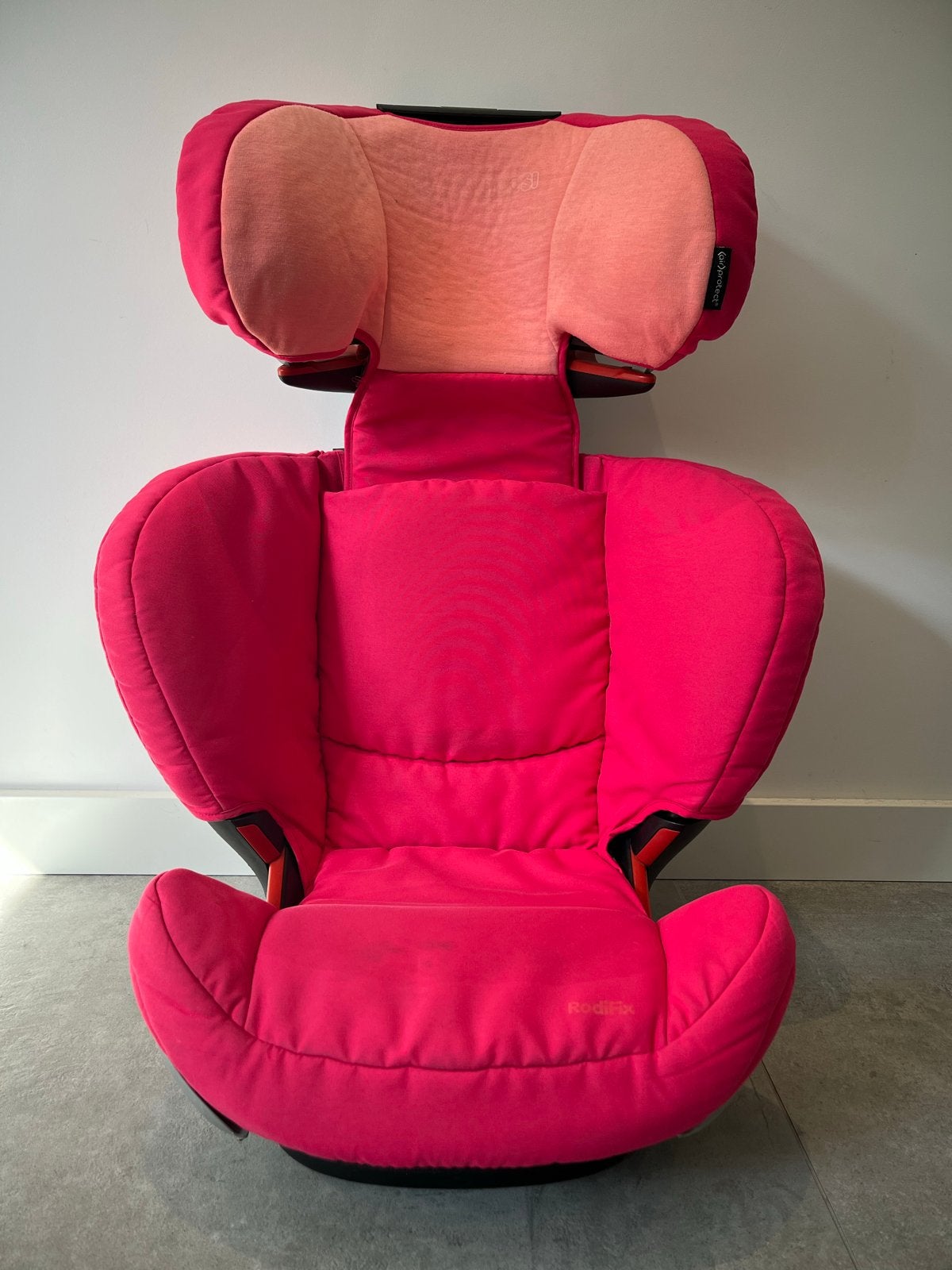 Maxi-Cosi RodiFix autostoel - Roze - Air protect, Ophalen, Autogordel of Isofix, Gebruikt, 15 t/m 36 kg