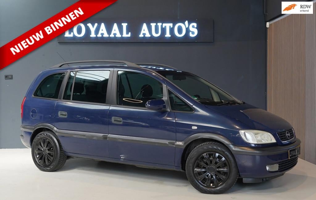 Opel Zafira 1.8-16V Elegance | 7 PERS | AUT | AIRCO | ELEK.R, Gebruikt, 4 cilinders, Blauw, Zafira