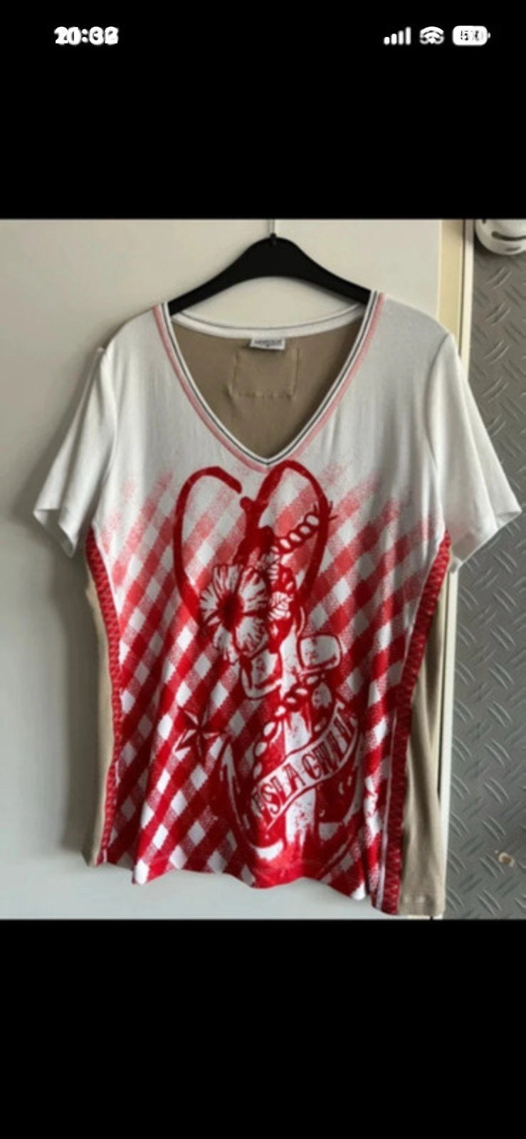 Sportalm shirt 46, Wit, Maat 46/48 (XL) of groter, Ophalen of Verzenden, Korte mouw