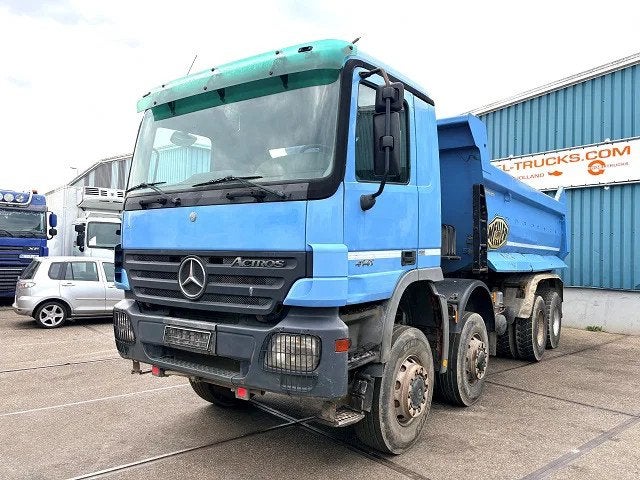 Mercedes-Benz Actros 4141 AK 8x8 MEILLER KIPPER (13.000 KG., Achterwielaandrijving, Blauw, Mercedes-Benz, Bedrijf