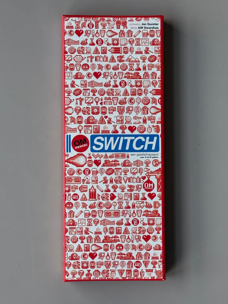 Switch Omdenken Spel  Gezelschapsspel 40 spellen in 1 doos!, Vijf spelers of meer, Ophalen of Verzenden, Zo goed als nieuw