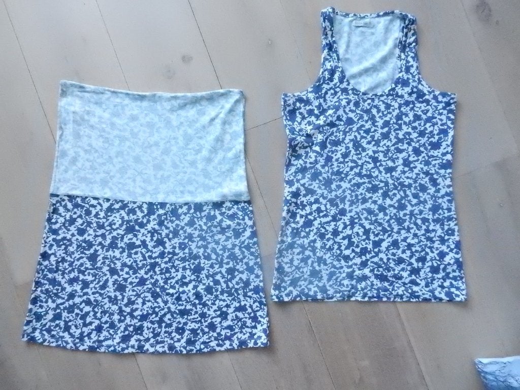 Nieuw Sissy boy rokje met bijpassend hemdje maat 40., Maat 38/40 (M), Blauw, Nieuw, Sissy boy