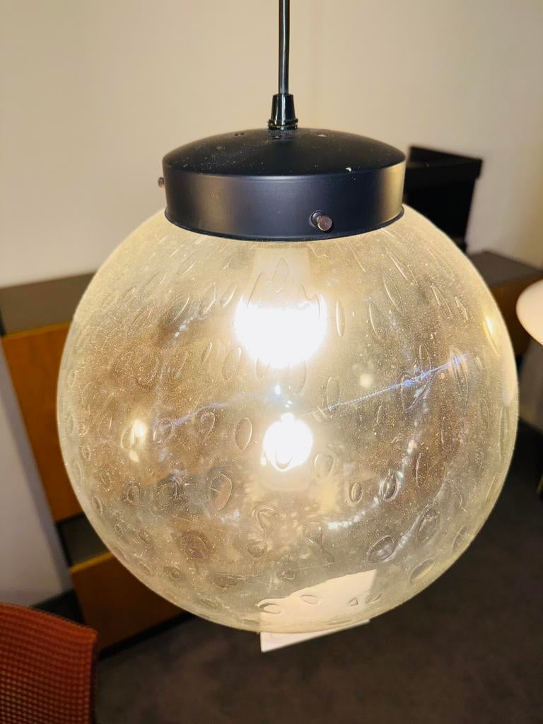 Drie vintage Raak Bol hanglampen, Ophalen of Verzenden, A, A, A
