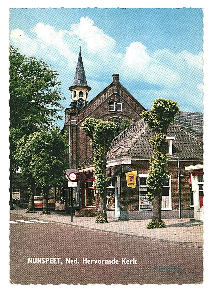 38277 Nunspeet Gld 1970 _gelopen met mooie zegel Bevrijding, Verzamelen, Ophalen of Verzenden, 1960 tot 1980, Gelopen, Gelderland