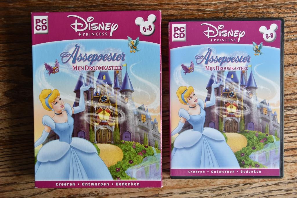Disney Princess Assepoester mijn droomkasteel PC CD rom, Puzzel en Educatief, 1 speler, Ophalen of Verzenden, Zo goed als nieuw