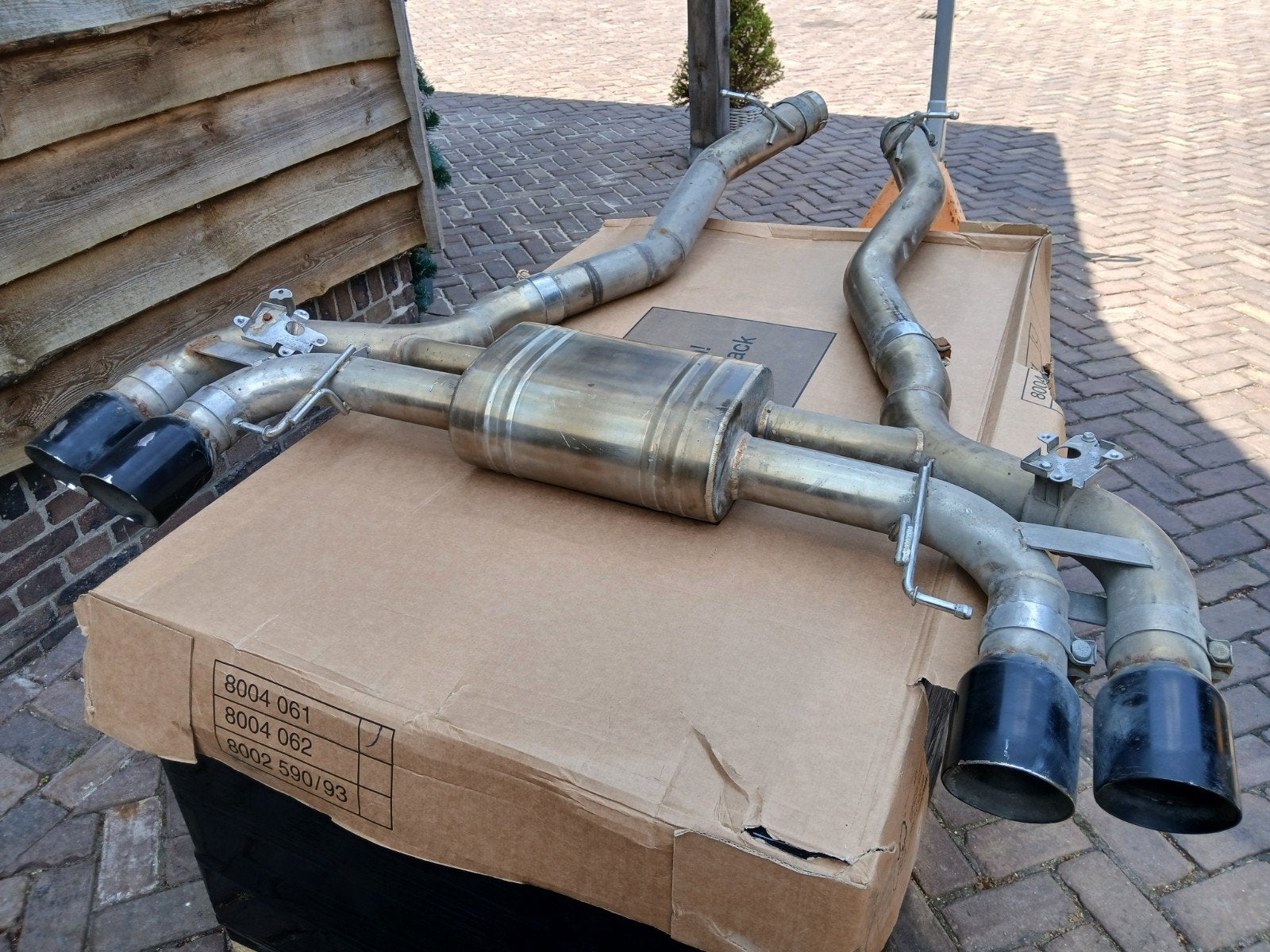 Bmw M3 uitlaat exhaust Auspuff endschalldaampfer dampfer, Ophalen of Verzenden, BMW
