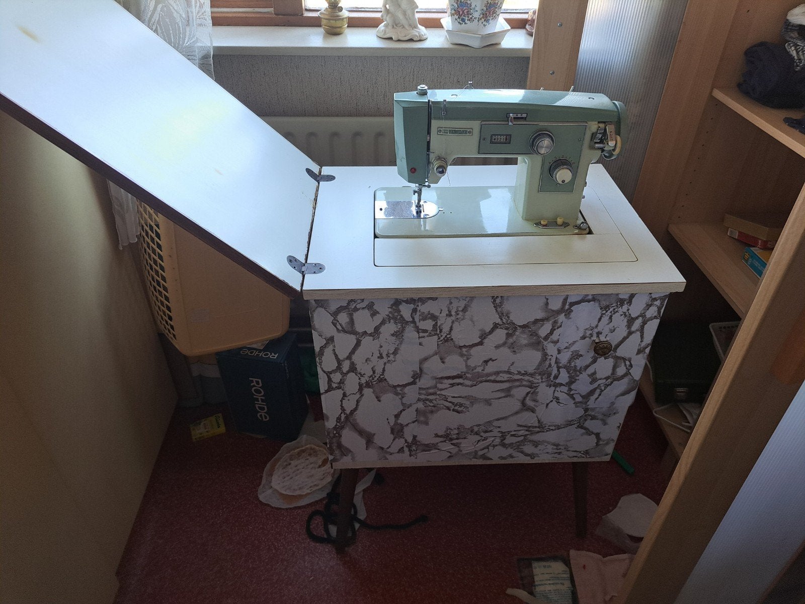 Naaimachine. Vendomatic. Mid-century modern stijl., Ophalen, Gebruikt, Naaimachine, Overige merken