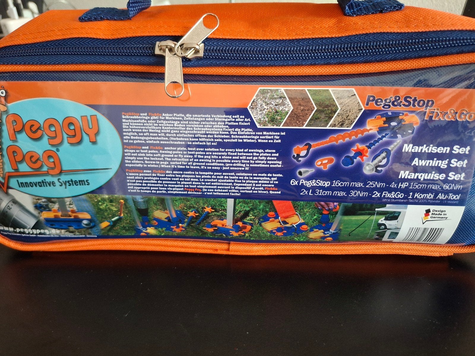 Peggy Peg & Stop Fix&Go Markies Set - Innovatieve Systemen, Caravans en Kamperen, Ophalen, Nieuw