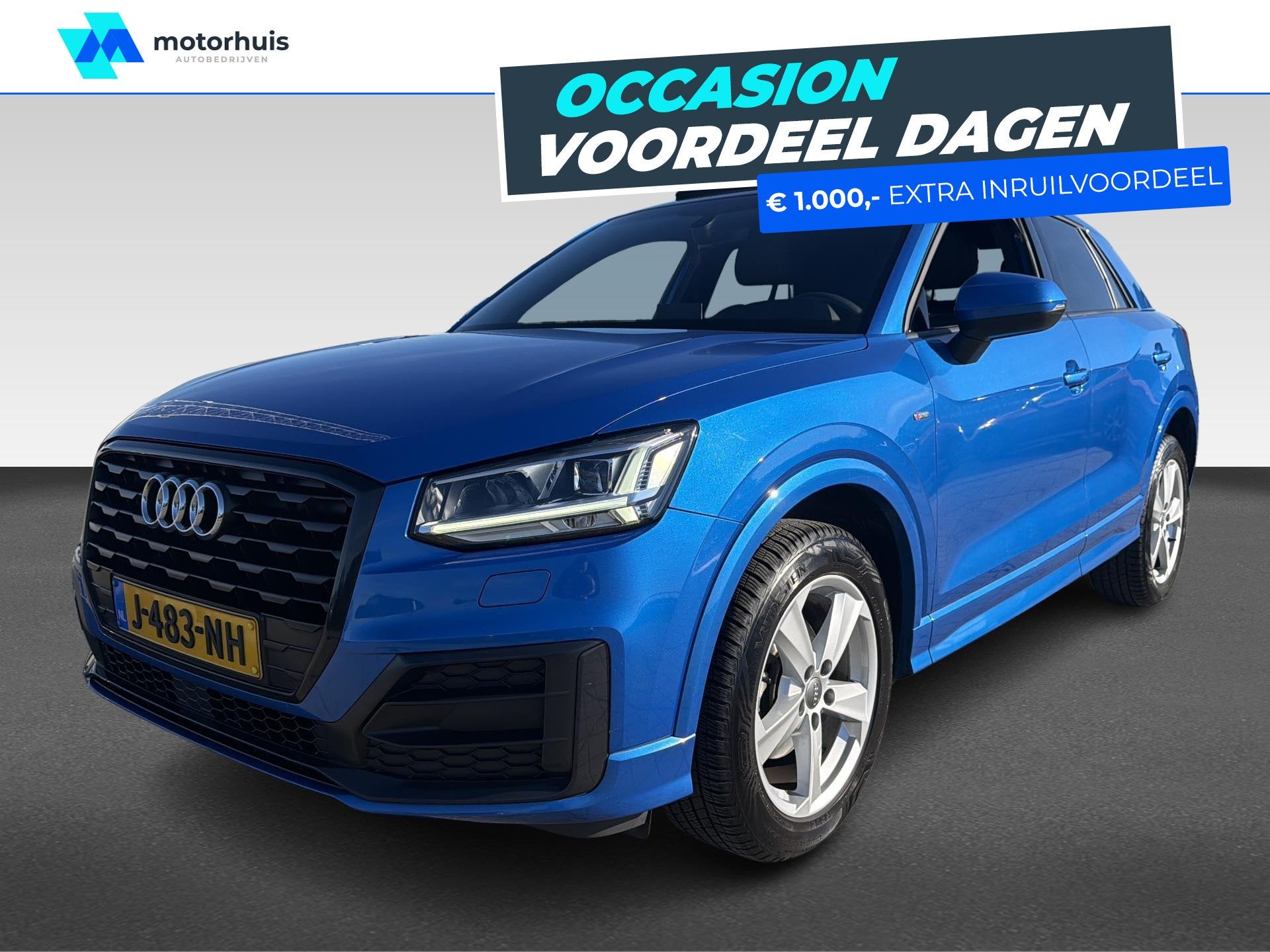 Audi Q2 35 TFSI 150pk S tronic S Edition, Auto's, Automaat, 15 km/l, 4 cilinders, Blauw