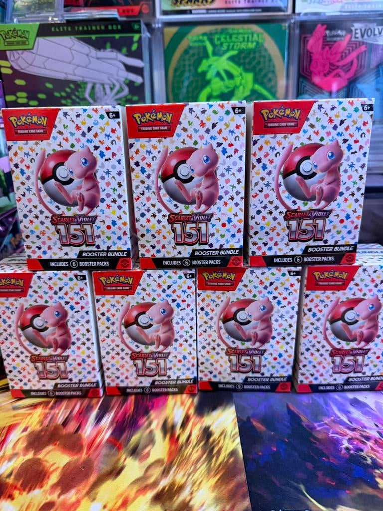 Pokemon 151 booster bundels , 7 beschikbaar!, Hobby en Vrije tijd, Verzamelkaartspellen | Pokémon, Ophalen, Zo goed als nieuw