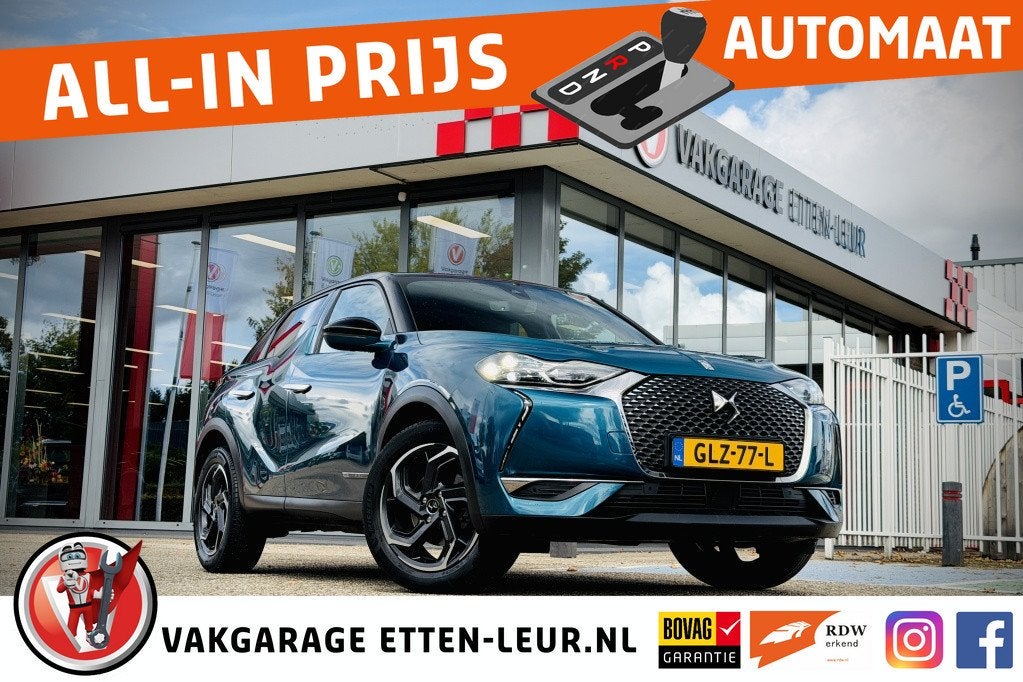 DS DS 3 Crossback 1.2 La Premiere | ADAPT. CRUISE | TREKHAAK, Auto's, Automaat, 12 maanden, Gebruikt, Euro 6