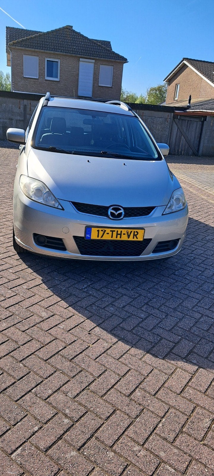 Mazda 5 1.8 2006  7person, Auto's, Mazda, Stof, 4 cilinders, 7 stoelen, Beige