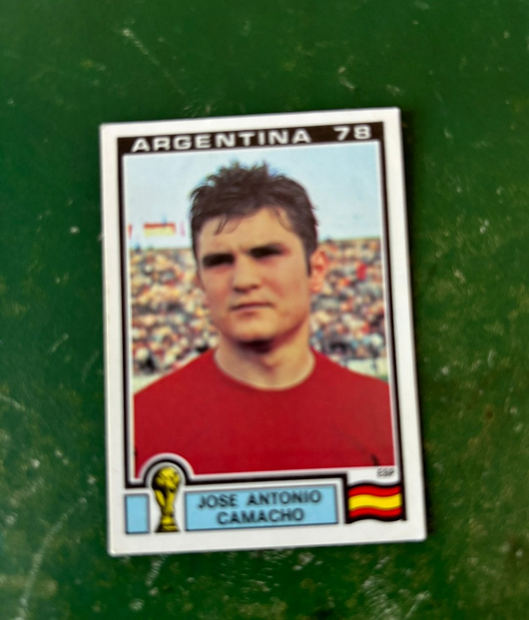 Panini plaatje Jose Antonio Camacho Spanje WK 78, Ophalen of Verzenden, Zo goed als nieuw