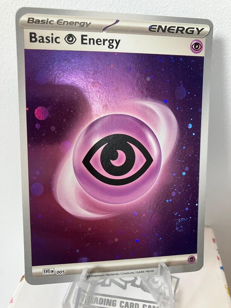 Holo Psychic Energy SVE005 - Scarlet & Violet Energies, Ophalen of Verzenden, Nieuw, Losse kaart, Foil