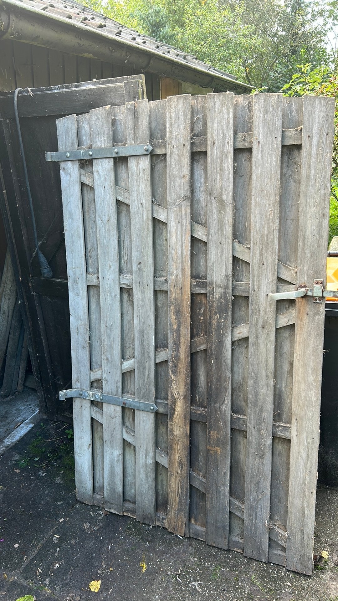 Tuindeur, Tuin en Terras, Ophalen, 1 tot 2 meter, Minder dan 3 meter, Zo goed als nieuw
