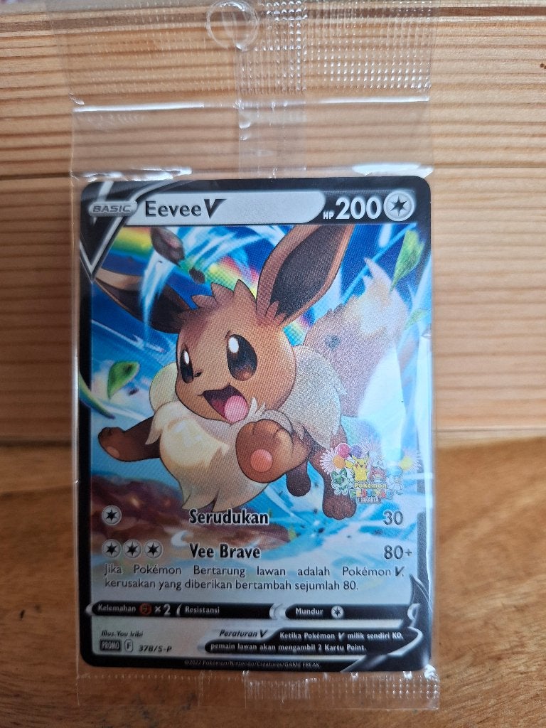 Eevee promo 378, Ophalen of Verzenden, Nieuw, Losse kaart, Foil