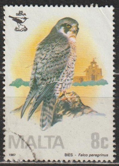4786. Malta 763 gest. Vogel, Ophalen of Verzenden, Malta, Gestempeld
