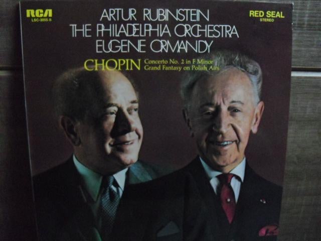 Chopin - Rubinstein "Piano Concerto Nr.2" LP, Gebruikt, Ophalen of Verzenden, Romantiek, 12 inch
