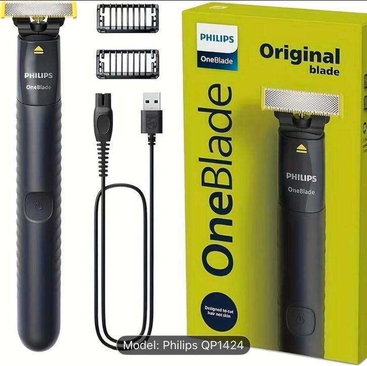 Philips OneBlade QP1424, Witgoed en Apparatuur, Persoonlijke-verzorgingsapparatuur, Ophalen of Verzenden, Nieuw, Scheren en Epileren