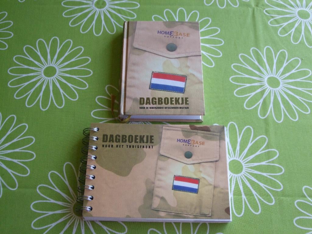 Home base support - Dagboekjes voor militair en thuisfront, Verzamelen, Ophalen of Verzenden, Overige soorten, Nederland, Overige typen