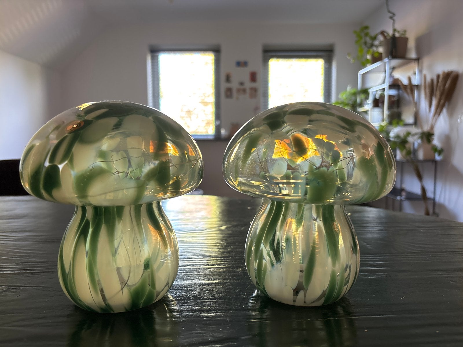 Decoratieve paddenstoel lampjes op batterij, Ophalen of Verzenden, Zo goed als nieuw