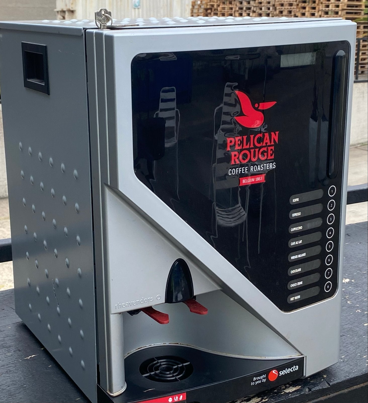 Pelican Rouge Selecta Koffiemachine - Gebruikt, Witgoed en Apparatuur, Ophalen, Afneembaar waterreservoir, Gebruikt, 10 kopjes of meer