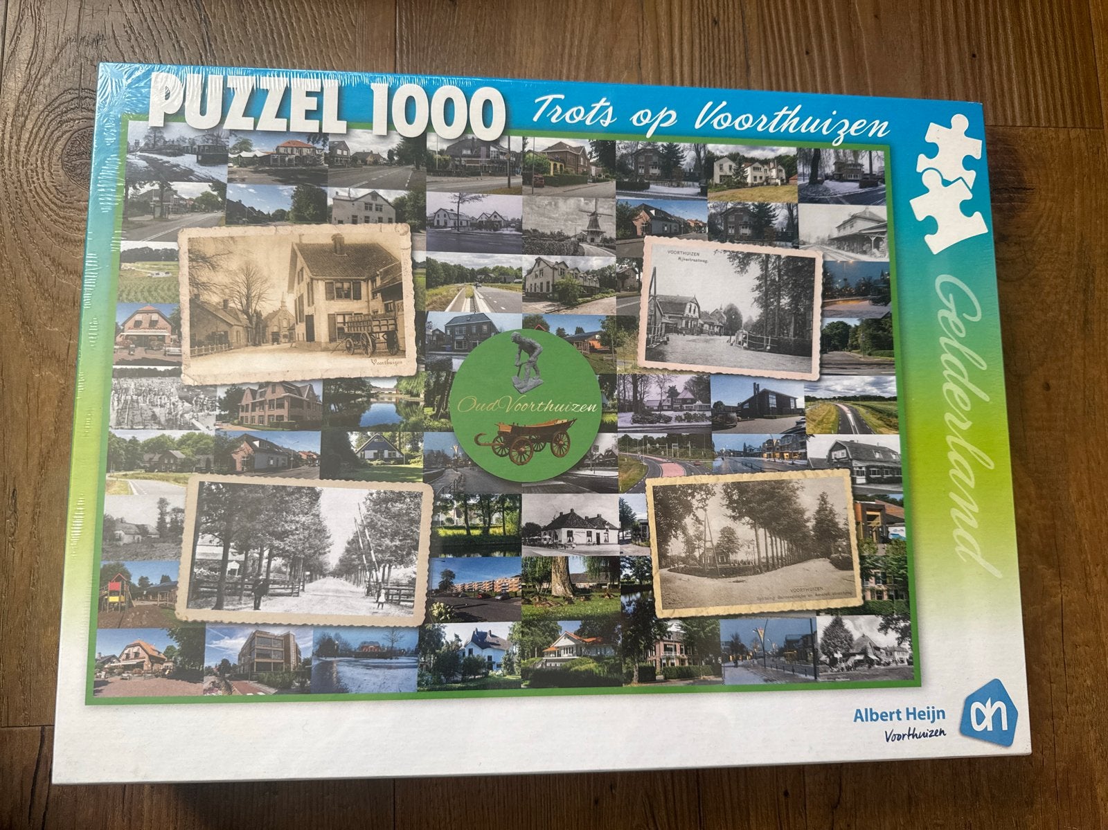 Puzzel 1000 stukjes Gelderland Voorthuizen Albert Heijn, Hobby en Vrije tijd, Denksport en Puzzels, Ophalen of Verzenden, 500 t/m 1500 stukjes