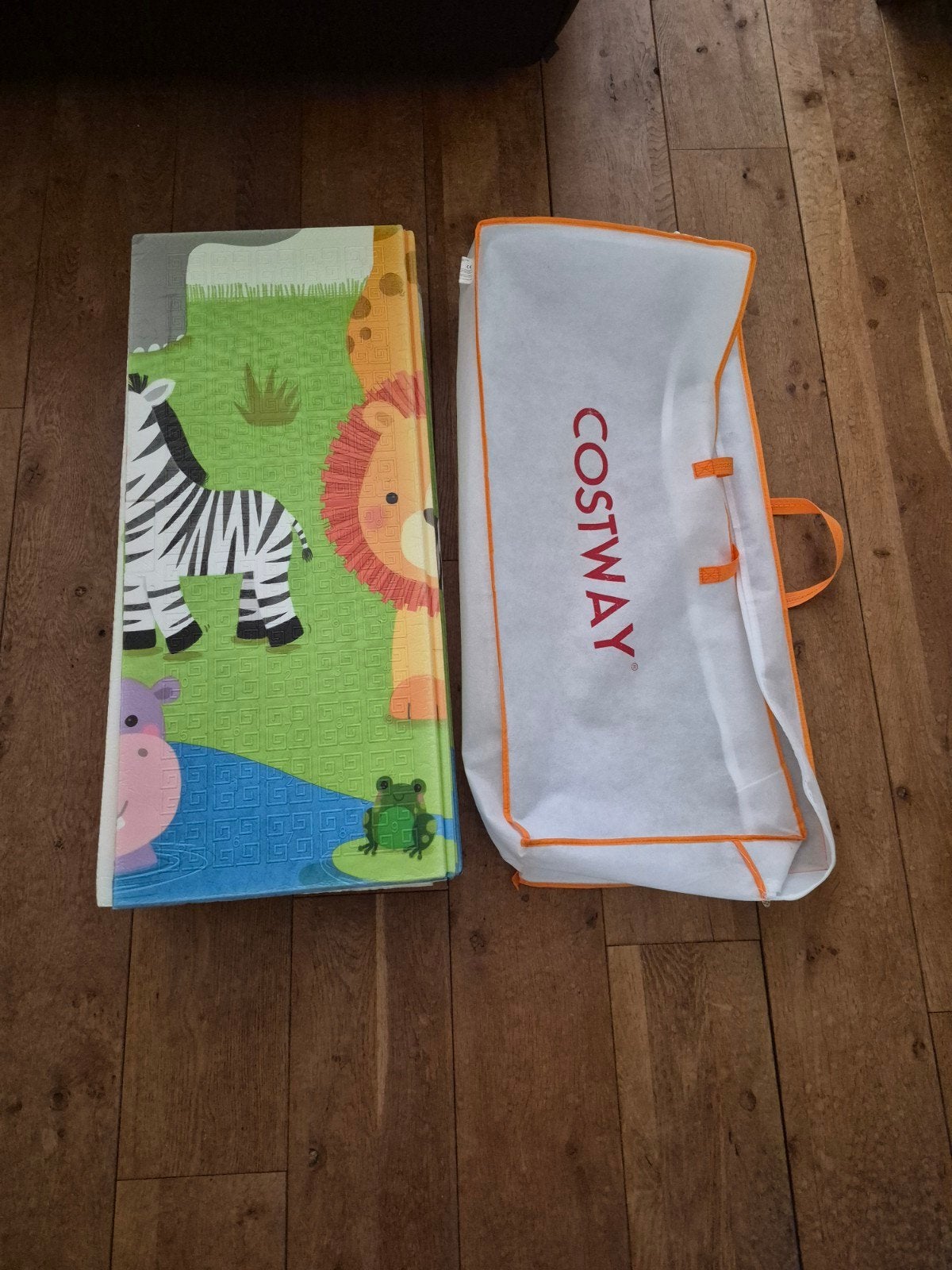 Opvouwbare speelmat 180x200 dieren, Ophalen, Zo goed als nieuw