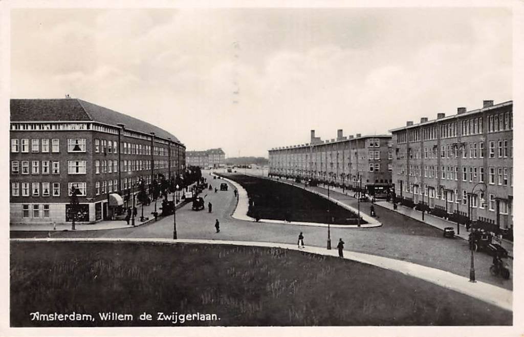 Amsterdam Willem de Zwijgerlaan 1939, Verzenden, 1920 tot 1940, Gelopen, Noord-Holland