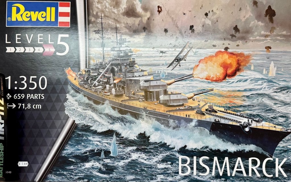 Coelianmodels, Revell 05040, Bismark, 1/350, € 109,99, Ophalen, Nieuw, 1:200 of kleiner, Revell