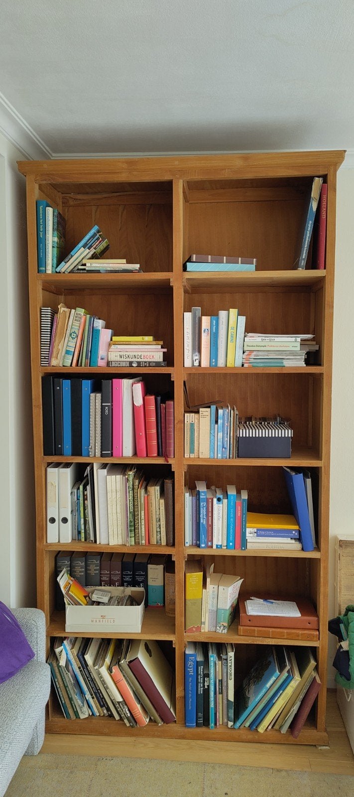 Degelijke Teakhouten Boekenkast - Zeer Goede Staat, Ophalen, Met plank(en), 100 tot 150 cm, 200 cm of meer