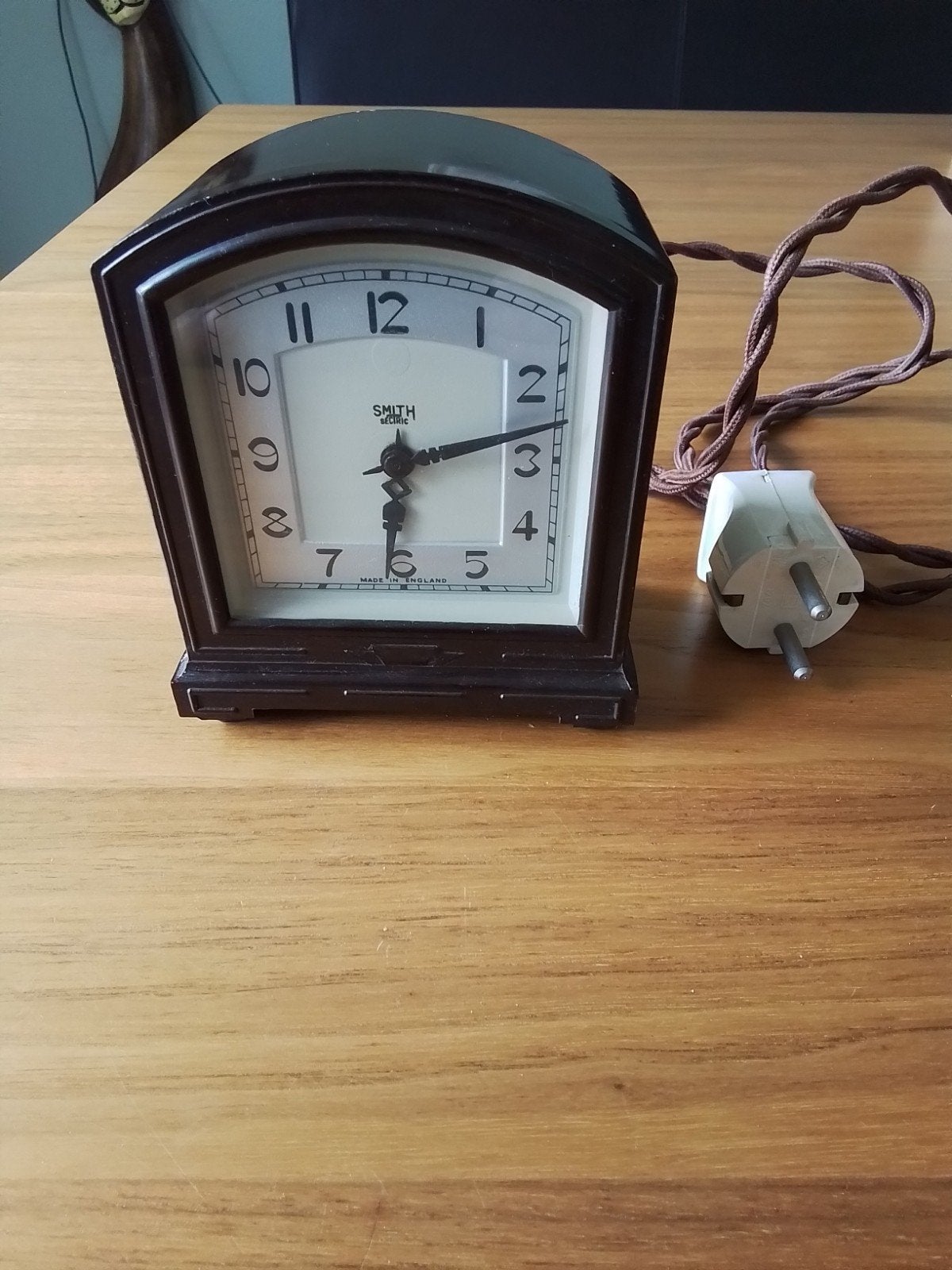 Vintage Smith's Engelse elektrische wekker, Ophalen of Verzenden