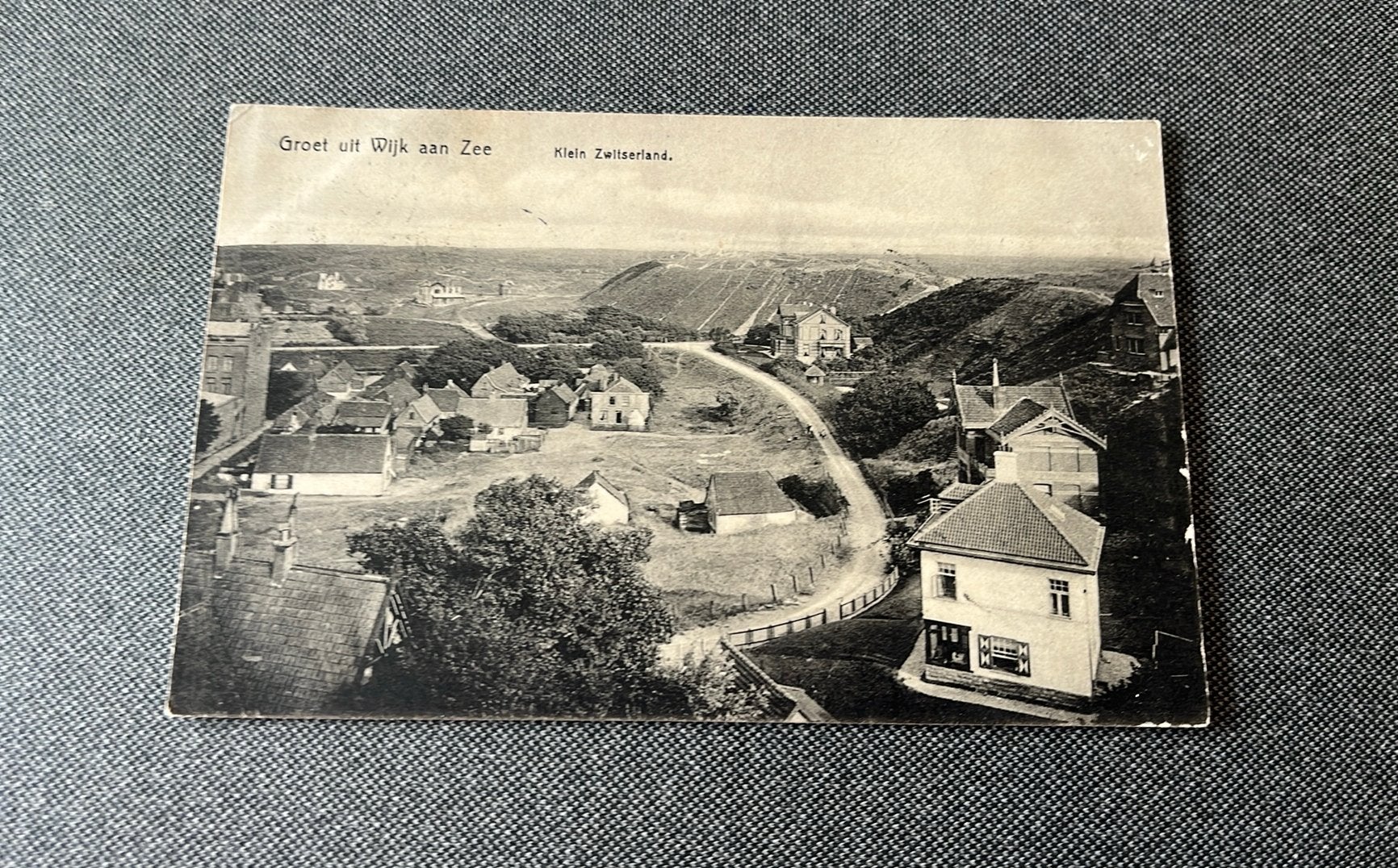 Wijk aan Zee Panorama klein Zwitserland  1915, Ophalen of Verzenden, Voor 1920, Gelopen, Noord-Holland