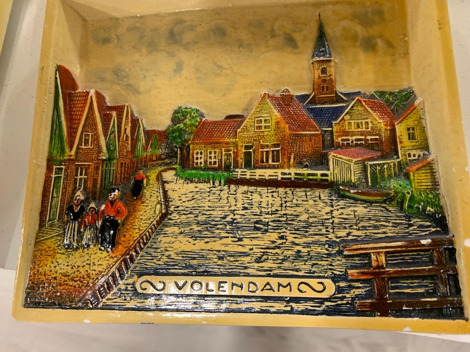 Vintage Volendam wanddecoratie, Ophalen of Verzenden