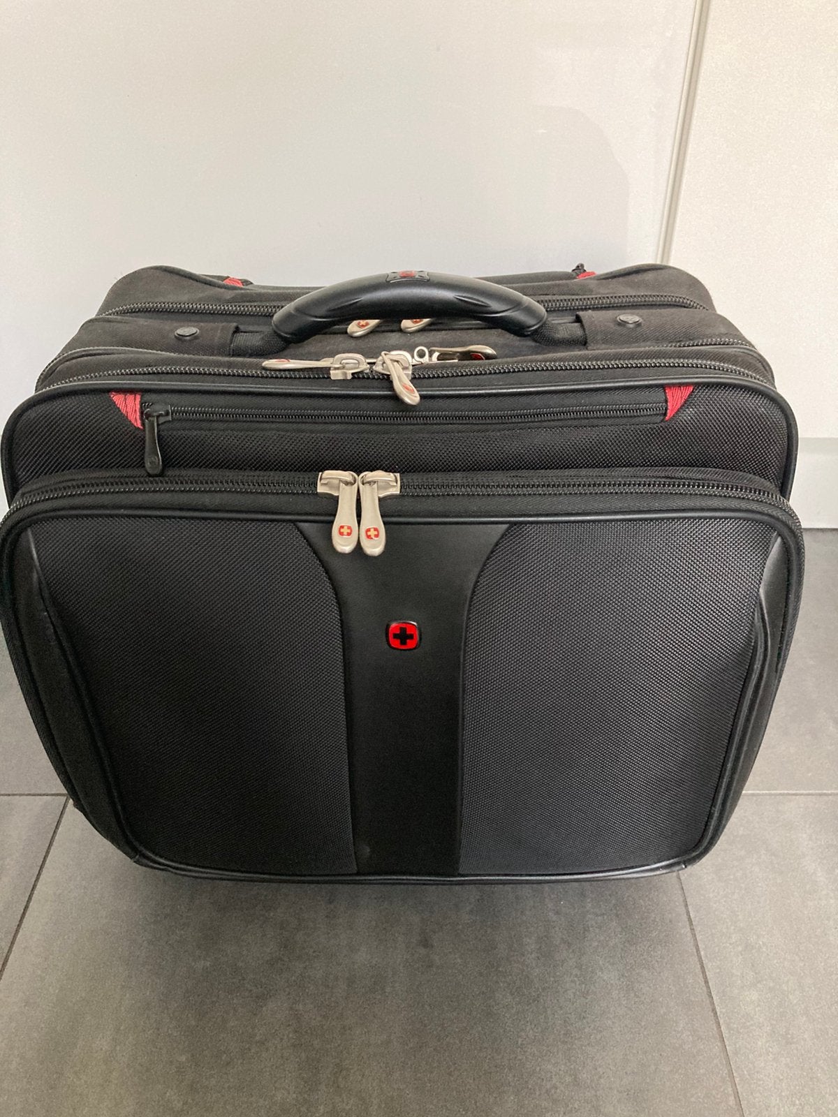 WENGER “The Patriot” laptop/reis trolley 17 inch, Ophalen, 30 cm of meer, Gebruikt, Zwart