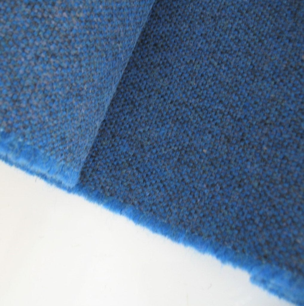 Camira Main Line Flax MLF35; blauw; 2x restant meubelstof, Wol, Blauw, 120 cm of meer, Ophalen of Verzenden