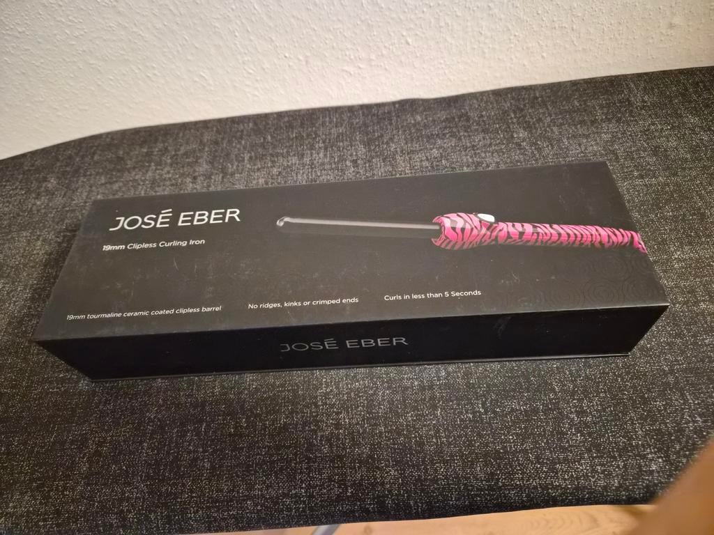 José Eber Clipless Krultang - Nieuw met levenslange garantie, Ophalen of Verzenden, Nieuw, Haarverzorging