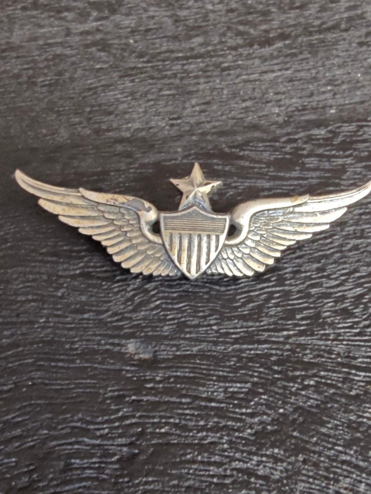 Original US Army Senior Pilot Wings Badge, Verzamelen, Ophalen of Verzenden, Landmacht, Amerika, Embleem of Badge