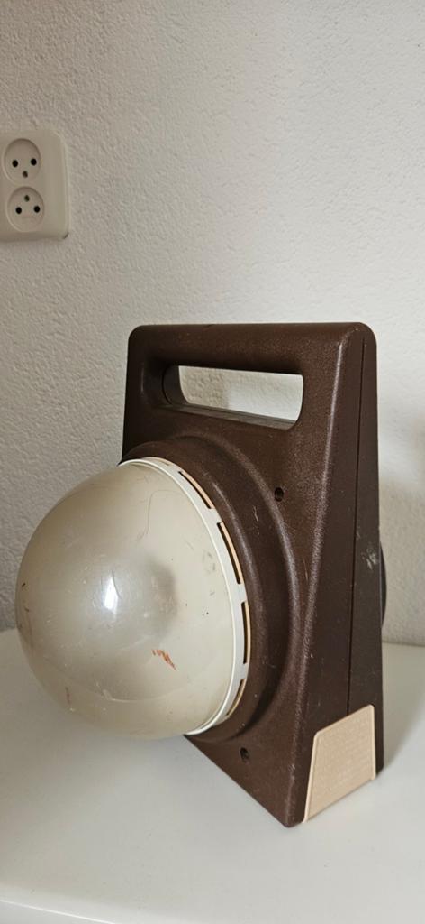 Vintage Verlengsnoer met Lamp - Bruin Retro Design, Ophalen of Verzenden