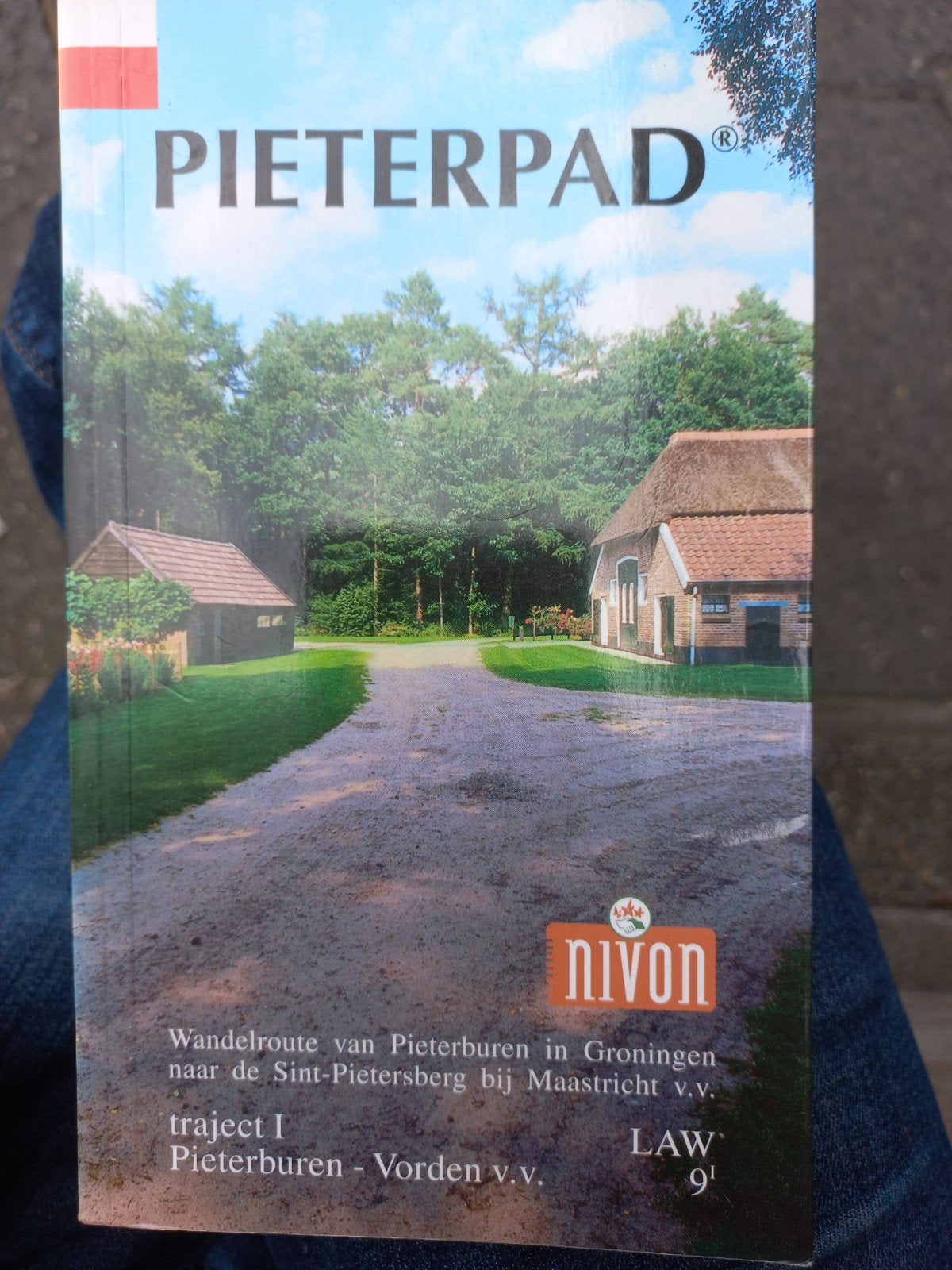 Pieterpad route Traject I en II  Pieterburen Maastricht, Ophalen of Verzenden, Benelux, Fiets- of Wandelgids, Overige merken