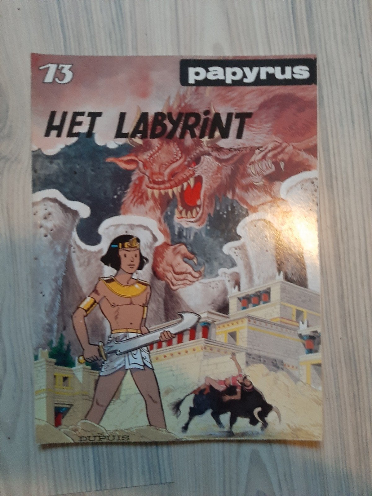 Papyrus 13: Het Labyrint - Stripboek, Eén stripboek, Ophalen of Verzenden, Gelezen, Lucien de Gieter