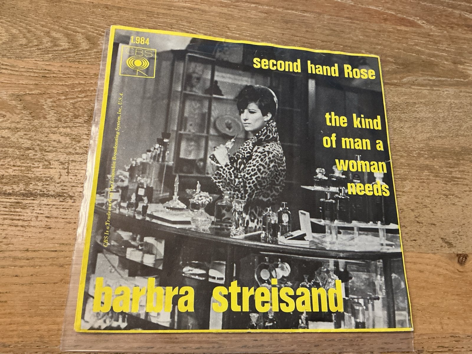 Barbra Streisand - Second Hand Rose / The Kind Of Man A Woma, Gebruikt, 7 inch, Pop, Overige typen