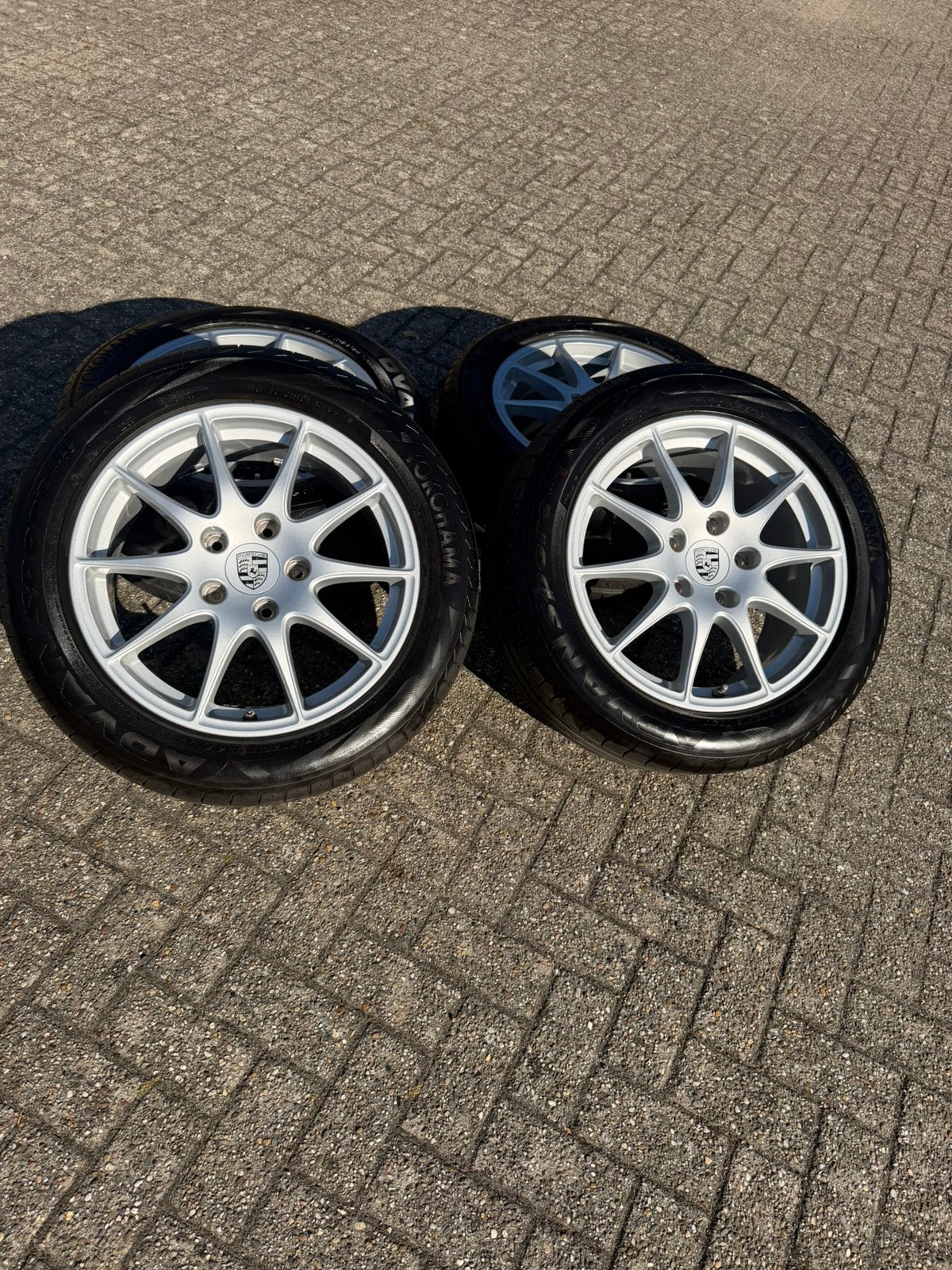 | PORSCHE | PANAMERA | 970 | BBS | ORIGINEEL | 18 INCH |, 18 inch, Gebruikt, Banden en Velgen, Ophalen of Verzenden
